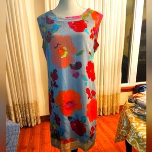 Gorgeous Grey Floral lined dress